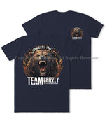 Formidable Force 'Team Grizzly' Double Printed T-Shirt - Navy Blue