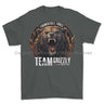 Formidable Force 'Team Grizzly' Printed T-Shirt - Charcoal