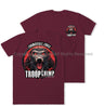 Formidable Force 'Troop Chimp' Double Printed T-Shirt - Maroon