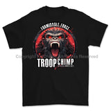 Formidable Force 'Troop Chimp' Printed T-Shirt - Black