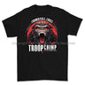 Formidable Force 'Troop Chimp' Printed T-Shirt - Black