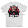 Formidable Force 'Troop Chimp' Printed T-Shirt - White