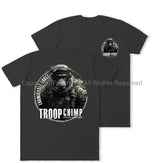 Formidable Force 'Troop Chimp QRF' Double Printed T-Shirt - Black