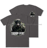 Formidable Force 'Troop Chimp QRF' Double Printed T-Shirt - Charcoal