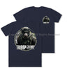 Formidable Force 'Troop Chimp QRF' Double Printed T-Shirt - Navy Blue