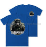 Formidable Force 'Troop Chimp QRF' Double Printed T-Shirt - Royal Blue