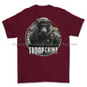 Formidable Force 'Troop Chimp QRF' Printed T-Shirt - Maroon