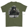 Formidable Force 'Troop Chimp QRF' Printed T-Shirt - Military Green