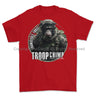 Formidable Force 'Troop Chimp QRF' Printed T-Shirt - Red