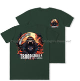 Formidable Force 'Troop Gorilla' Double Printed T-Shirt - Commando Green