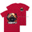 Formidable Force 'Troop Gorilla' Double Printed T-Shirt - Red