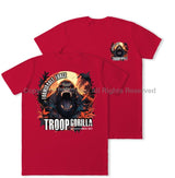 Formidable Force 'Troop Gorilla' Double Printed T-Shirt - Red