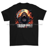 Formidable Force 'Troop Gorilla' Printed T-Shirt - Black