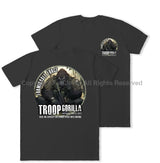 Formidable Force 'Troop Gorilla QRF' Double Printed T-Shirt - Black