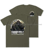 Formidable Force 'Troop Gorilla QRF' Double Printed T-Shirt - Military Green
