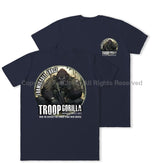 Formidable Force 'Troop Gorilla QRF' Double Printed T-Shirt - Navy Blue