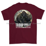 Formidable Force 'Troop Gorilla QRF' Printed T-Shirt - Maroon
