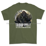 Formidable Force 'Troop Gorilla QRF' Printed T-Shirt - Military Green
