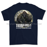 Formidable Force 'Troop Gorilla QRF' Printed T-Shirt - Navy Blue
