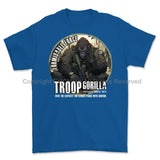 Formidable Force 'Troop Gorilla QRF' Printed T-Shirt - Royal Blue