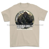 Formidable Force 'Troop Gorilla QRF' Printed T-Shirt - Sand