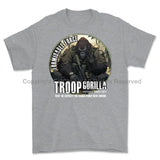 Formidable Force 'Troop Gorilla QRF' Printed T-Shirt - Sports Grey