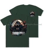 Formidable Force 'Troop Gorilla Special Ops' Double Printed T-Shirt - Commando Green