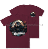 Formidable Force 'Troop Gorilla Special Ops' Double Printed T-Shirt - Maroon