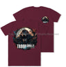 Formidable Force 'Troop Gorilla Special Ops' Double Printed T-Shirt - Maroon