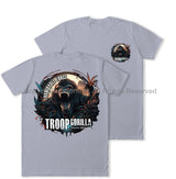 Formidable Force 'Troop Gorilla Special Ops' Double Printed T-Shirt - Sports Grey