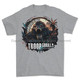 Formidable Force 'Troop Gorilla Special Ops' Printed T-Shirt - Sports Grey