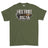 Foxtrot Oscar Military Slang Printed T-Shirt - Olive Green