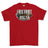Foxtrot Oscar Military Slang Printed T-Shirt - Red