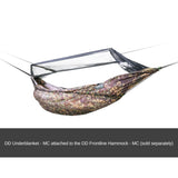 DD Frontline Hammock in MC camo for camping