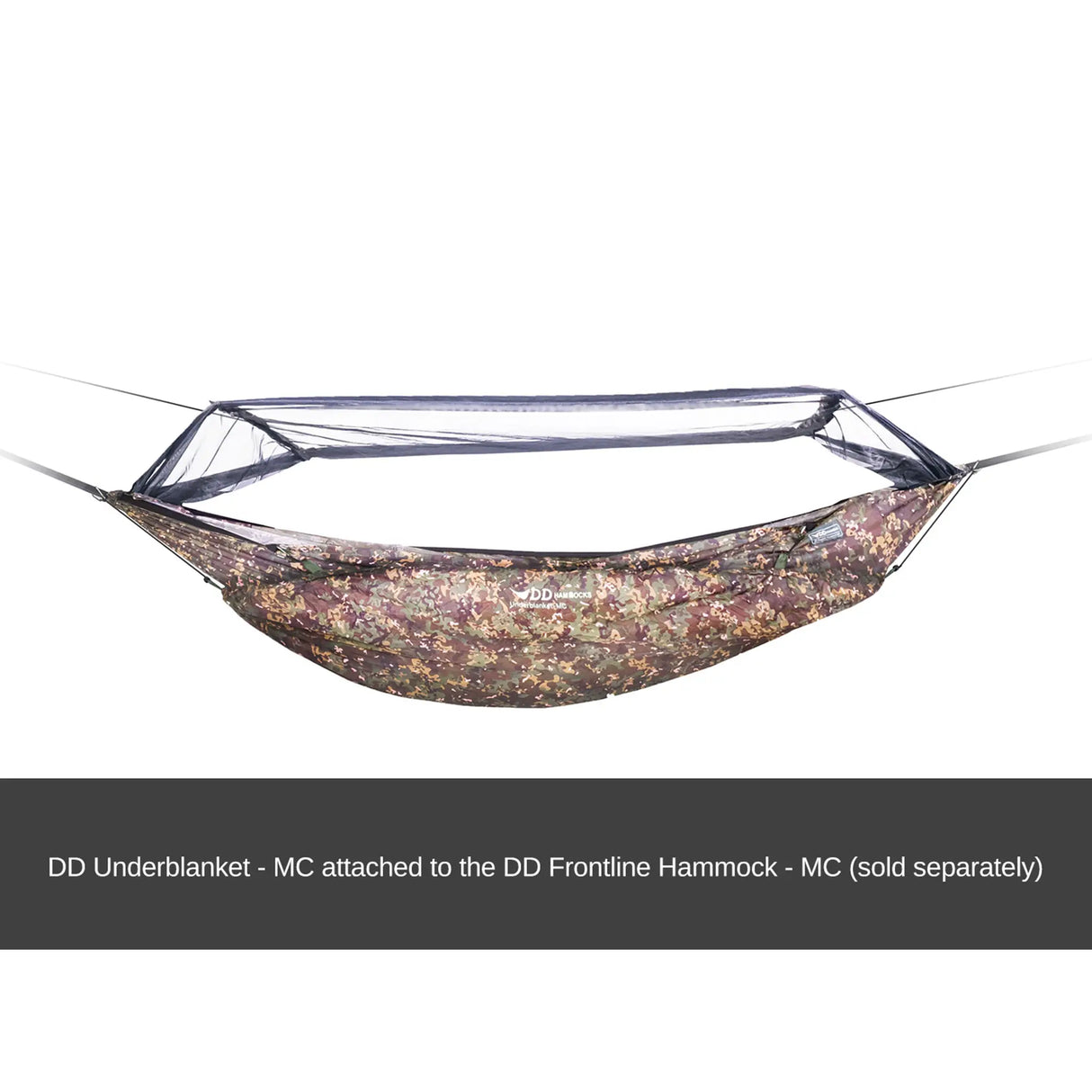 DD Frontline Hammock in MC camo for camping