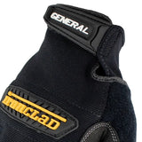 Ironclad General Utility Gloves front cuff on white background
