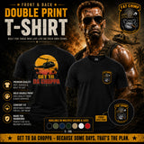GET TO DA CHOPPER Double Print T-Shirt - Design