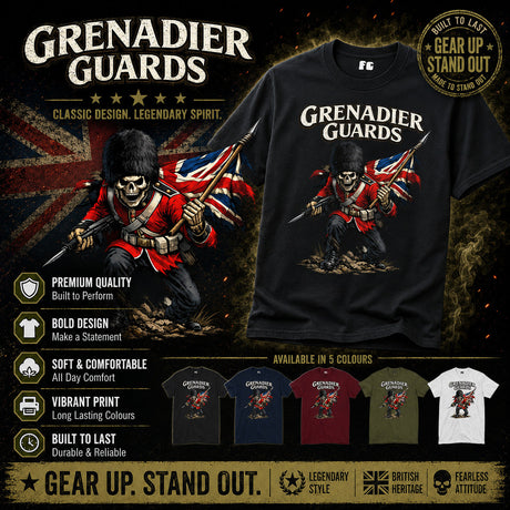 Grenadier Guards Battle Cry Printed T-Shirt