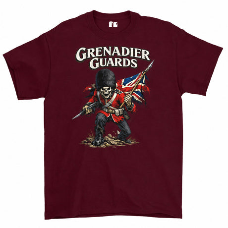 Grenadier Guards Battle Cry Printed T-Shirt - Maroon