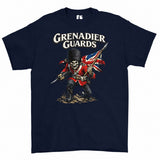 Grenadier Guards Battle Cry Printed T-Shirt - Navy Blue