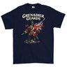 Grenadier Guards Battle Cry Printed T-Shirt - Navy Blue