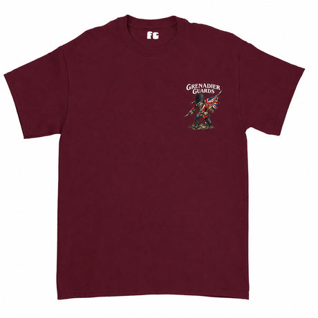 Grenadier Guards Battle Cry Printed T-Shirt - Maroon (alternate view)