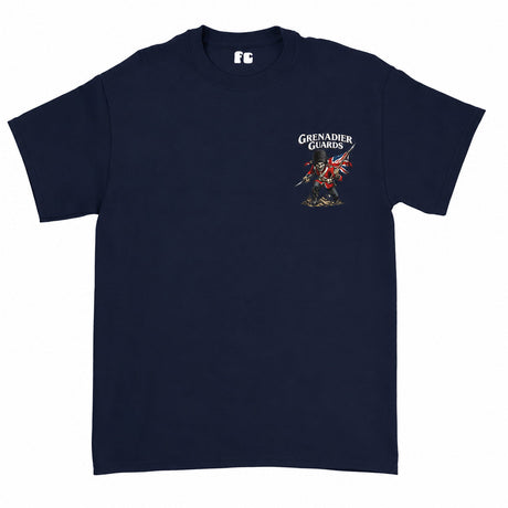 Grenadier Guards Battle Cry Printed T-Shirt - Navy Blue (alternate view)
