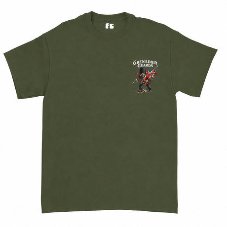 Grenadier Guards Battle Cry Printed T-Shirt - Olive Green (alternate view)