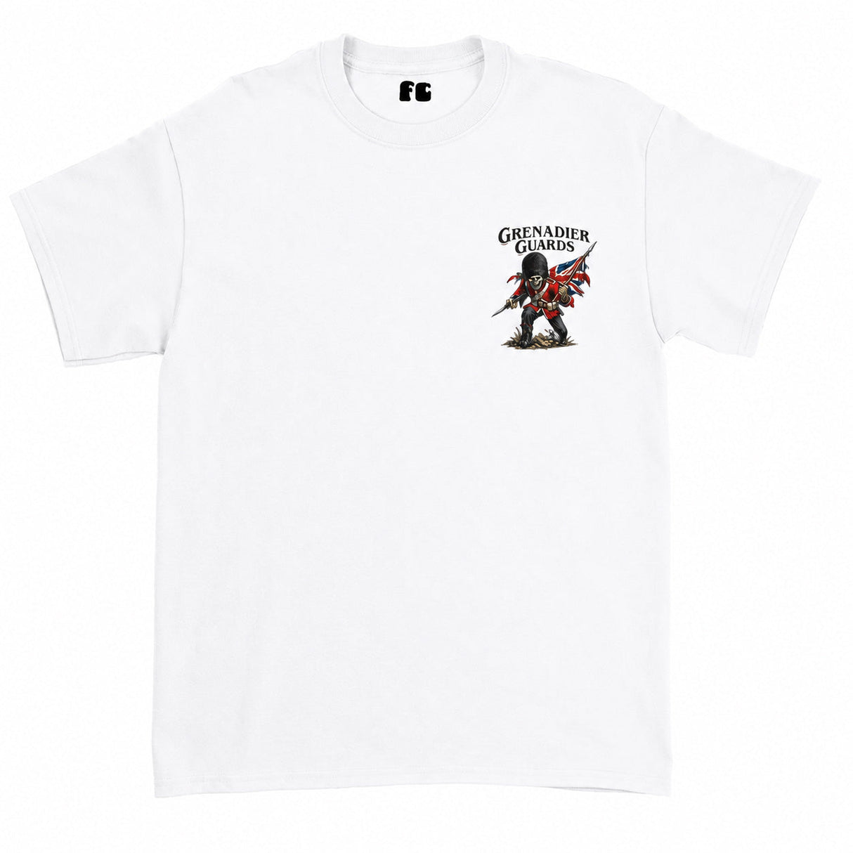 Grenadier Guards Battle Cry Printed T-Shirt - White (alternate view)