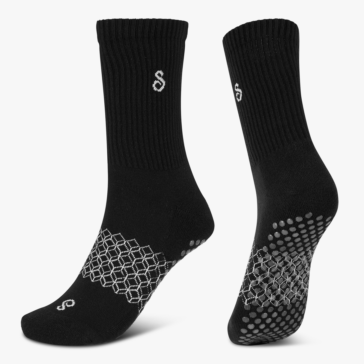hipSwan Flow Crew Grip Socks