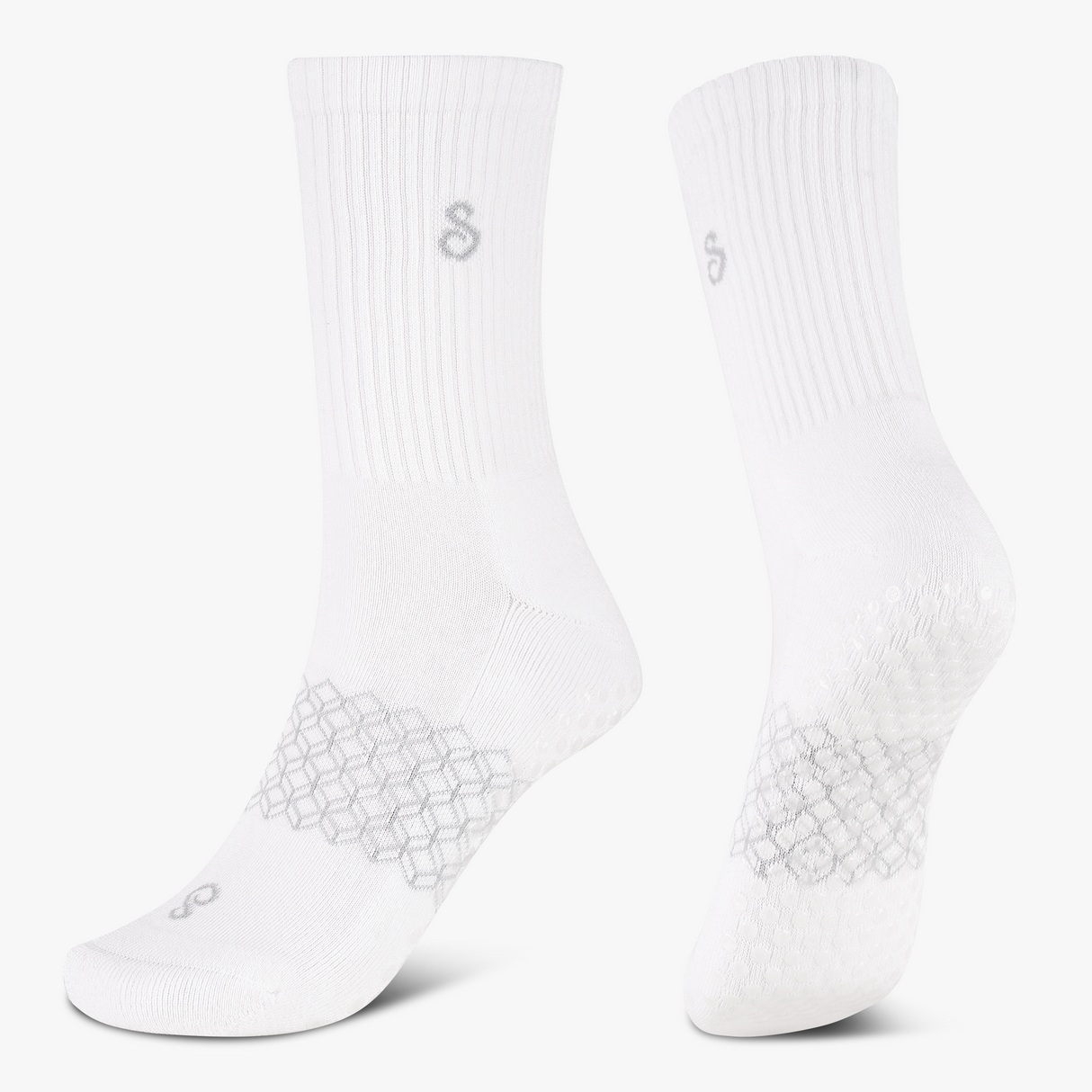 hipSwan Flow Crew Grip Socks
