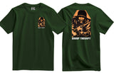 Fig 11 Group Therapy Double Print T-Shirt - Forest Green