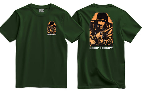 Fig 11 Group Therapy Double Print T-Shirt - Forest Green