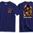 Fig 11 Group Therapy Double Print T-Shirt - Navy Blue